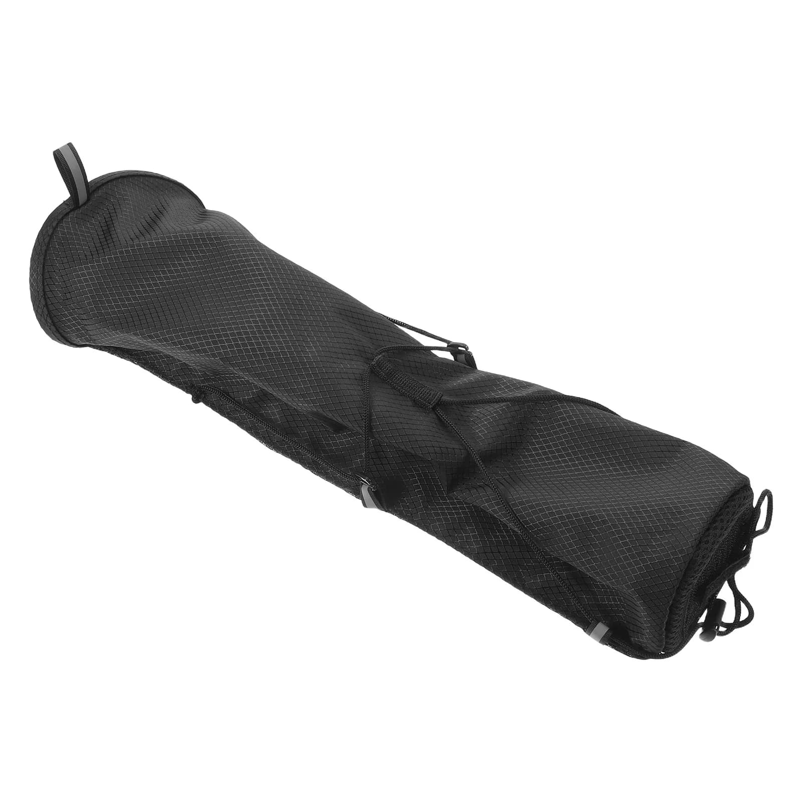Borsa per Bastoncini da Trekking Impermeabile Nera, Porta Bastoncini Pieghevole Leggero per Escursionismo e Campeggio
