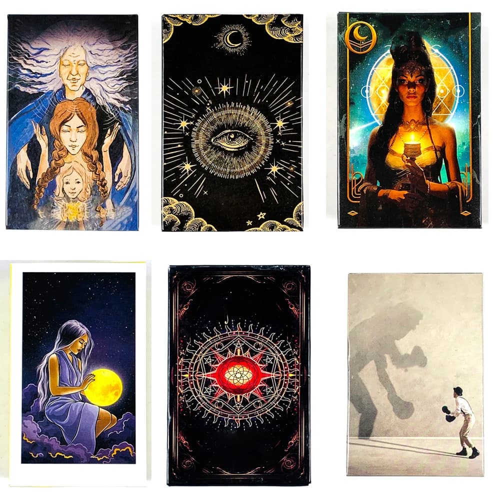 Nuove carte dei tarocchi russe Previsione Divinazione Giochi da tavolo Carte per riunioni di famiglia, perfette per regali di Halloween e Natale