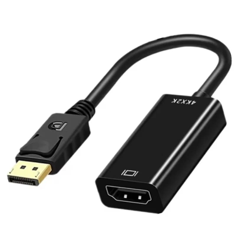 Adapter compatible with DisplayPort to HDMI 4K male DP to female HDMI compatible cable converter Video Audio for HDTV PC projector