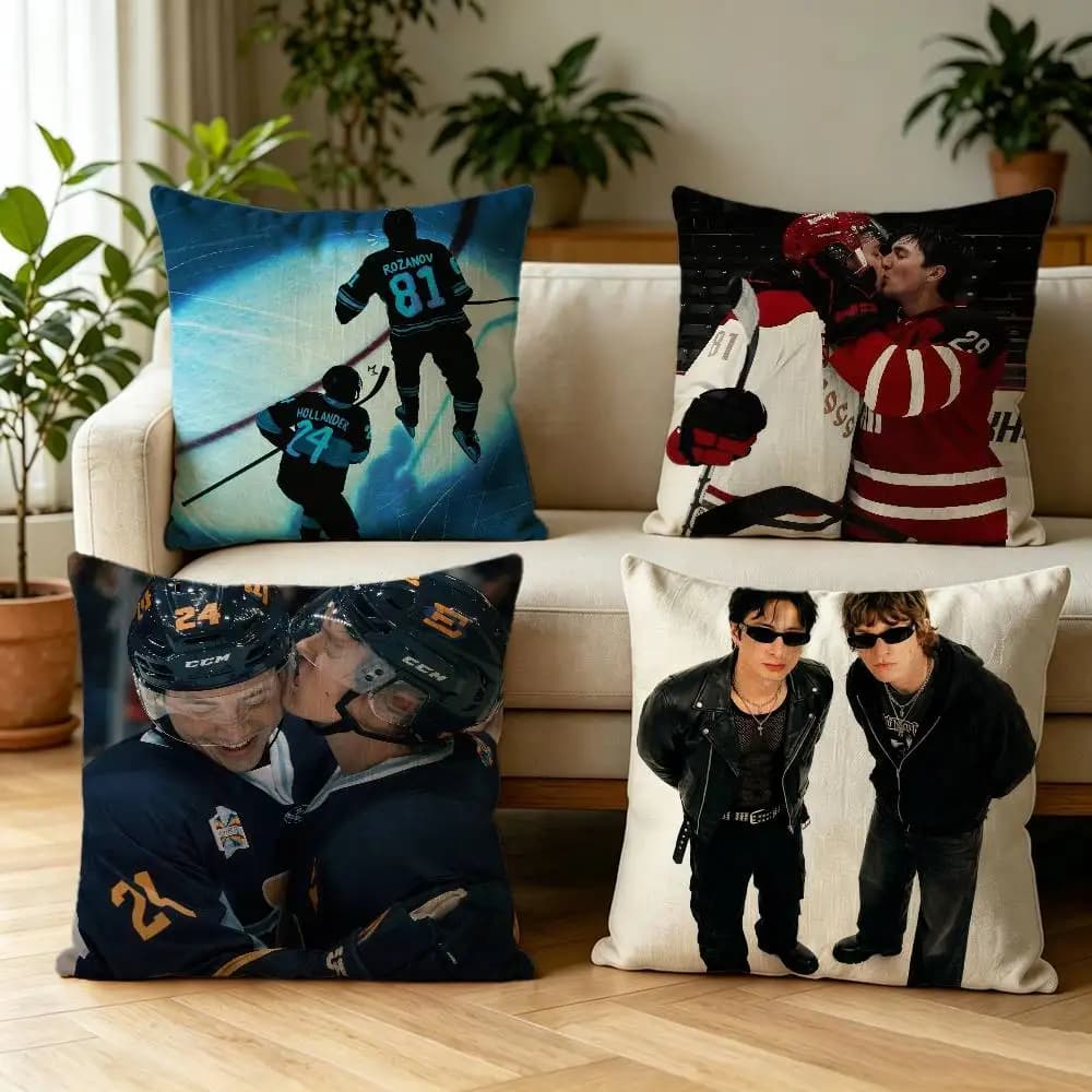 Hudson Williams and Connor Storrie Double-sided print Pillow Case Cushion Cover Throw Pillow Case For Car Sofa