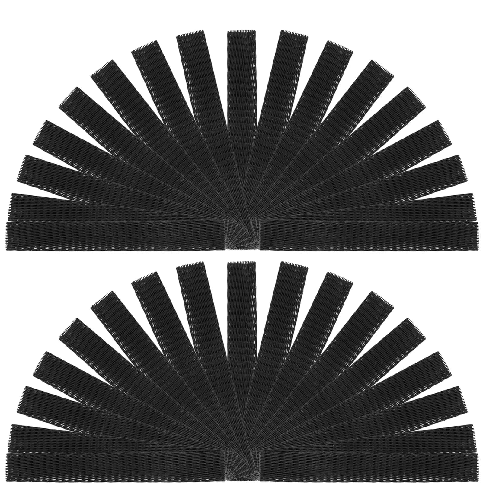 50Pcs Brush Mesh Cover for Makeup Brushes Brush Protector Net Sleeve Guard Set Sturdy Elastic Non Toxic Clean Storage