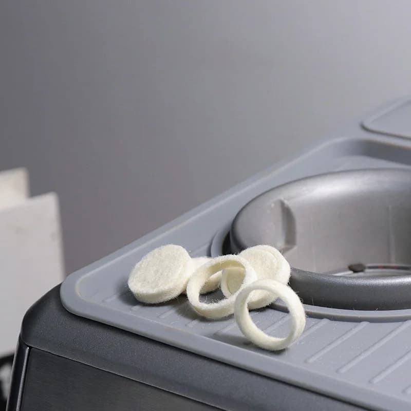 Felt Washer Replacement for Espresso Machine Grinders Compatible with BES870/BES876/BES878/BES880/BES980/BCG820 Models