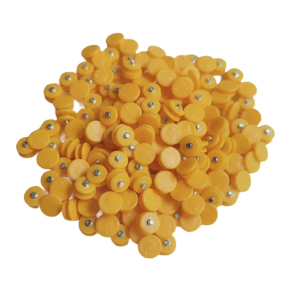 Borchie per stivali Punte per ramponi Escursionismo invernale Giallo antiscivolo Punte per scarpe Protezione Design filettato Base in plastica