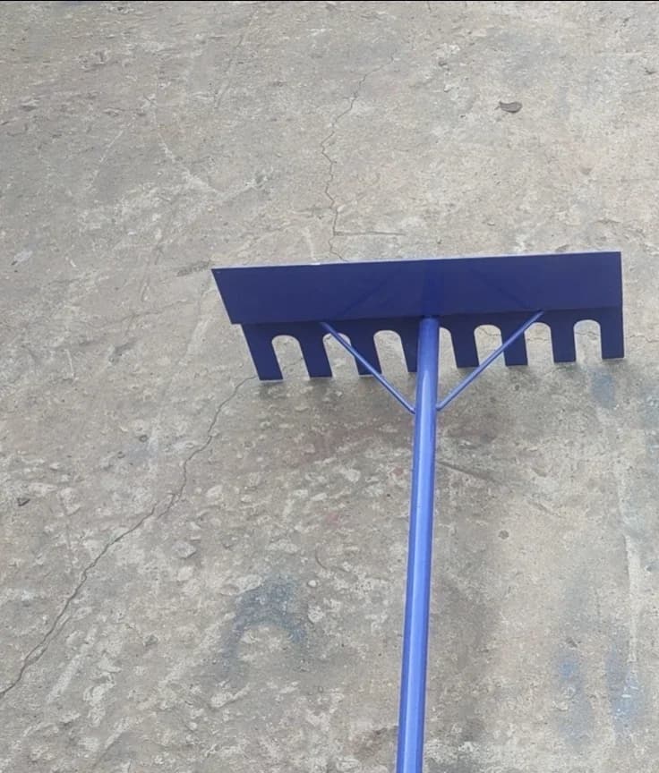 School sports day track field long jump bunker sand planer scraper aluminum alloy toothed flat sand rake iron sand board equ