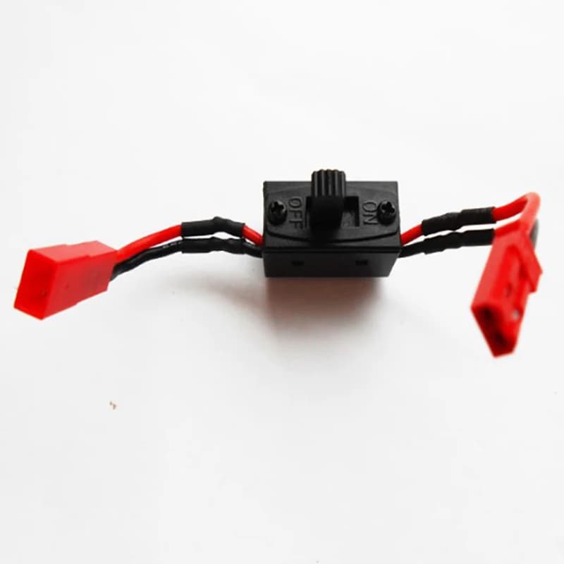 Interruttore Universale a Due Fili ON/OFF con Connettore JST Maschio e Femmina per Modelli RC di Elicotteri, Aerei, Veicoli, Auto, ESC e Componenti del Ricevitore