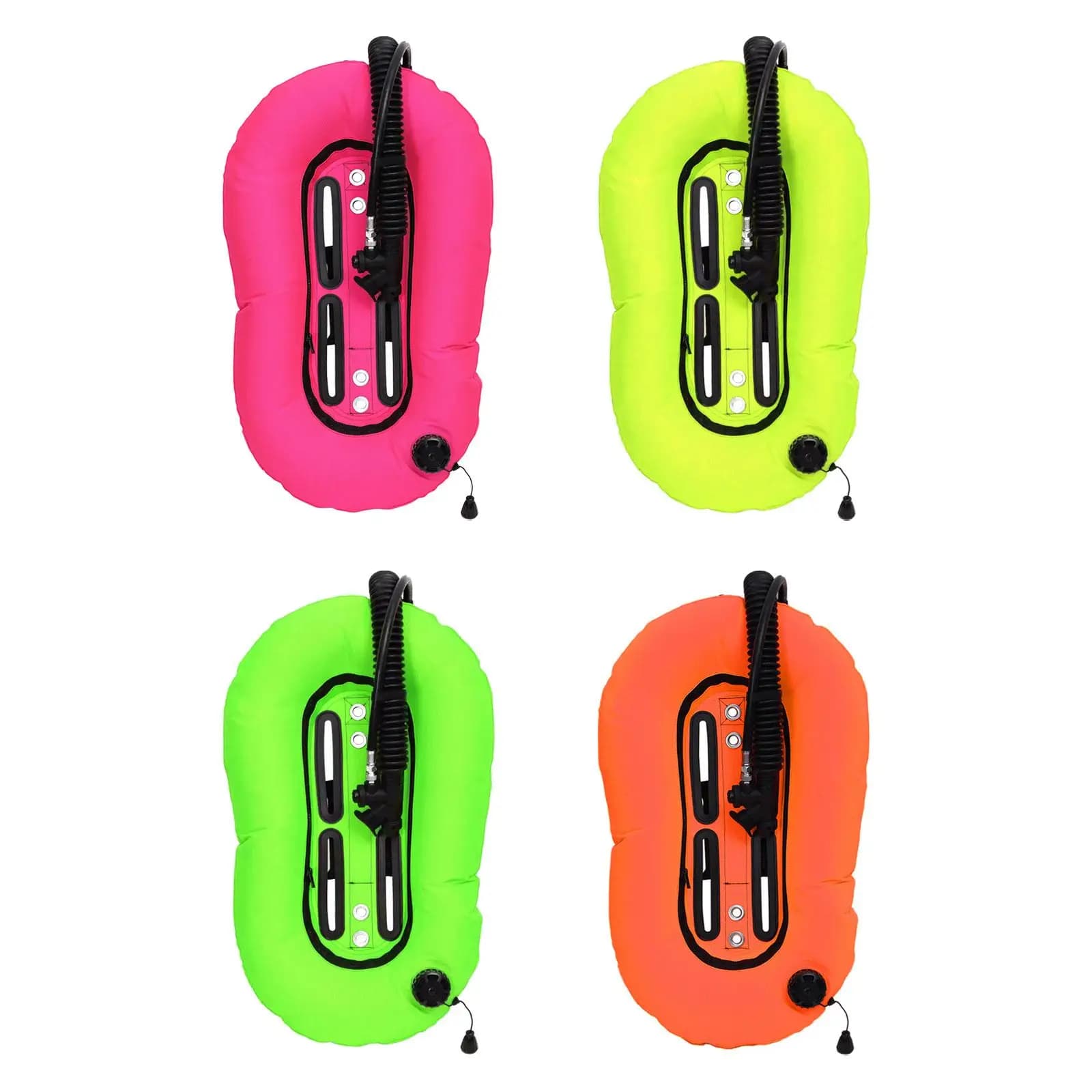 Single tank with a donut wing for scuba diving, BCD floating compensator, easy to use, BCD diving set for adults