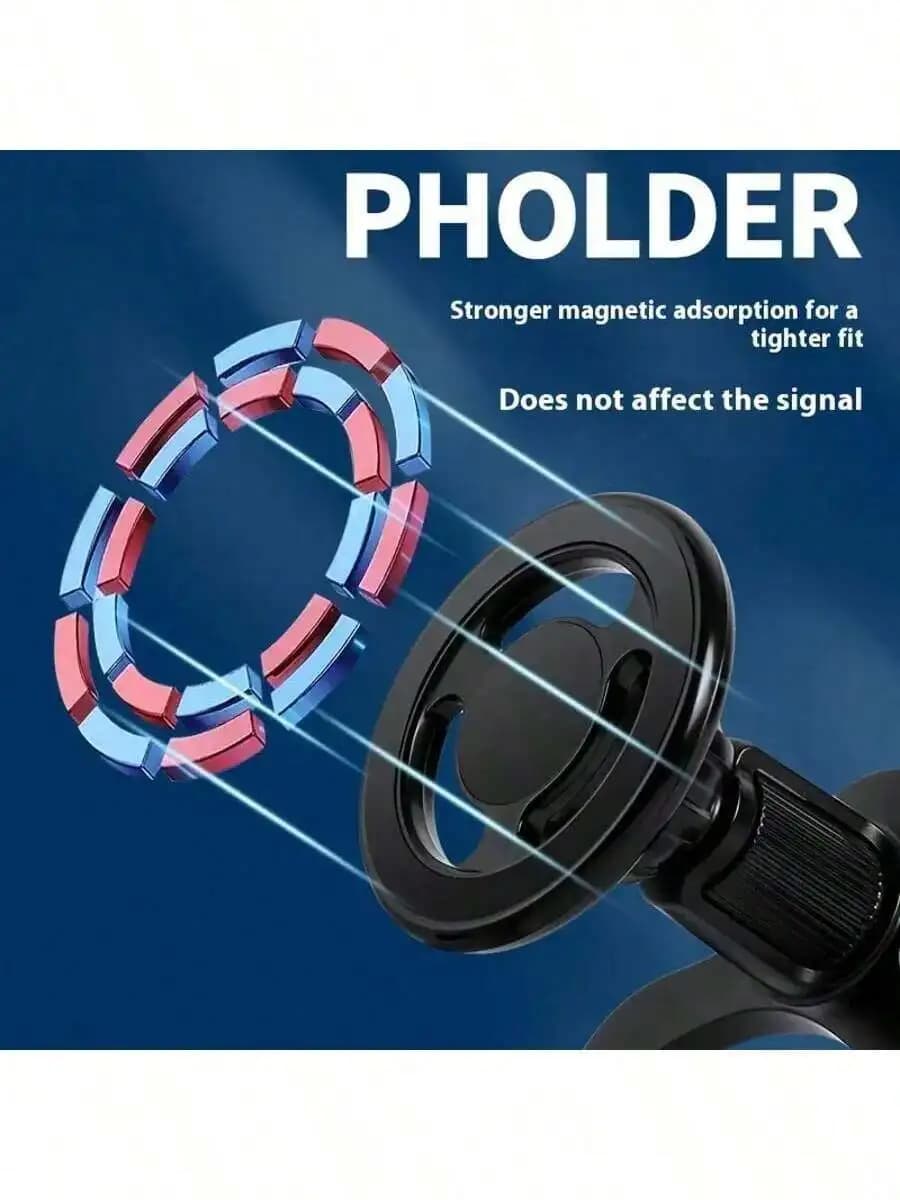 360° Rotating Magnetic Car Air Vent Mount Holder - Durable Plastic Design Suitable For IPhone, Galaxy, Pixel And Other