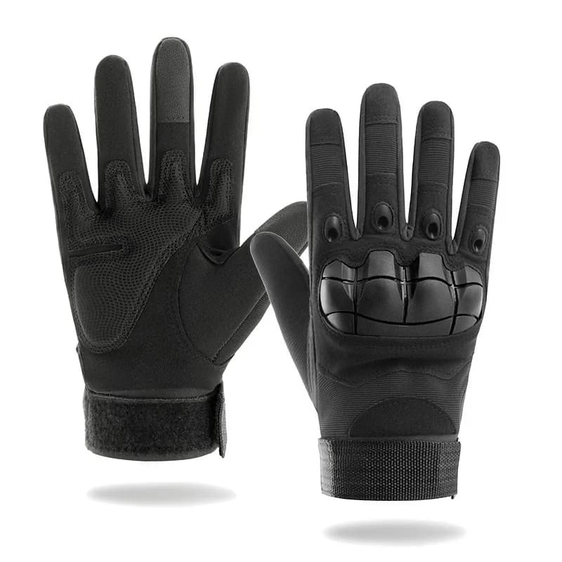 Men Tactical Gloves Full Finger Hard Knuckle Touch Screen Anti-Slip Outdoor Sports Gloves for Hunting Shooting Cycling Climbing