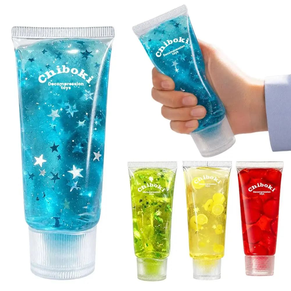 Slow Rising Squishy Toys Toothpaste Shaped Sensory Fruit Filled Maltose Fidget Sensory Toy Decompression Daily Adults Kids Dough