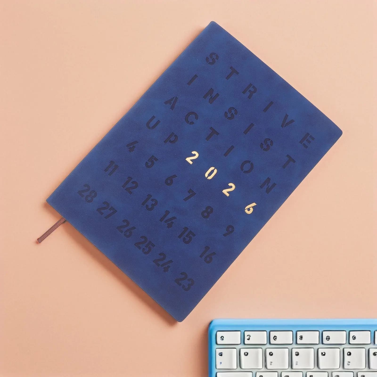 2026 Daily Planner Notebook Hardcover Portable Elegant Schedule Organizer for Work School Personal Use Smooth Writing Paper