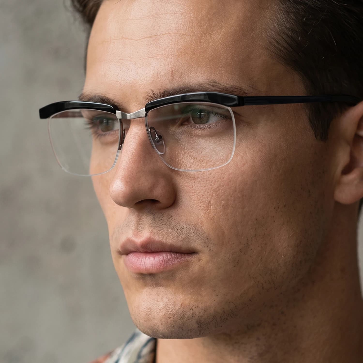 Tom Hardy Movie The Legend Eyeglasses Frame for Men Zero Diopter Anti Blue Ray Blocking Computer Glasses Light Blue Sunglasses
