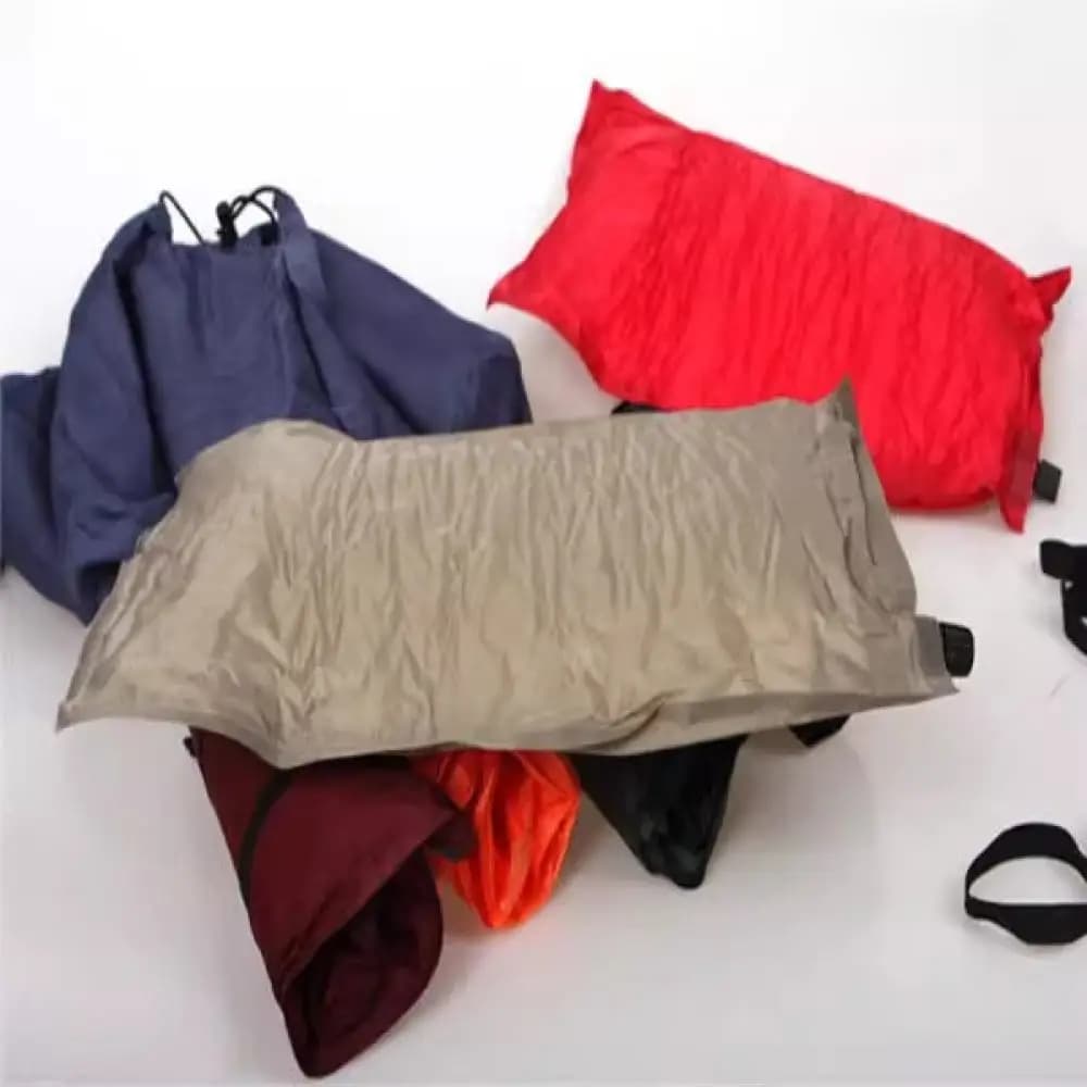 Outdoor Camping Travel Pillow Self Inflating Neck Cushion Portable Comfortable Nap Support Pad Hiking Equipment
