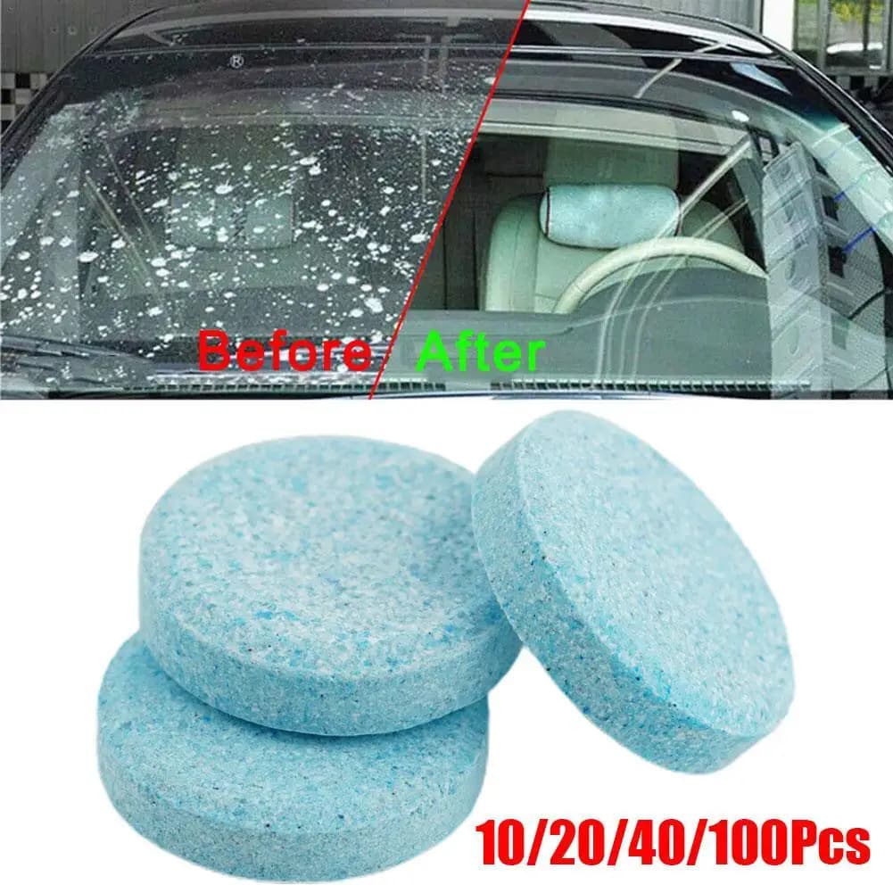 10/20/40/100pcs detergente per parabrezza per auto compressa effervescente per auto acqua di vetro pulizia solida compresse concentrate detersivo