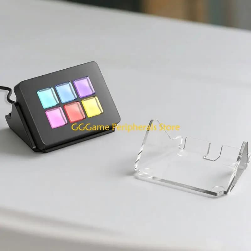 U55B Acrylic Stand For Stream Deck 2 Controller Desktop Holder