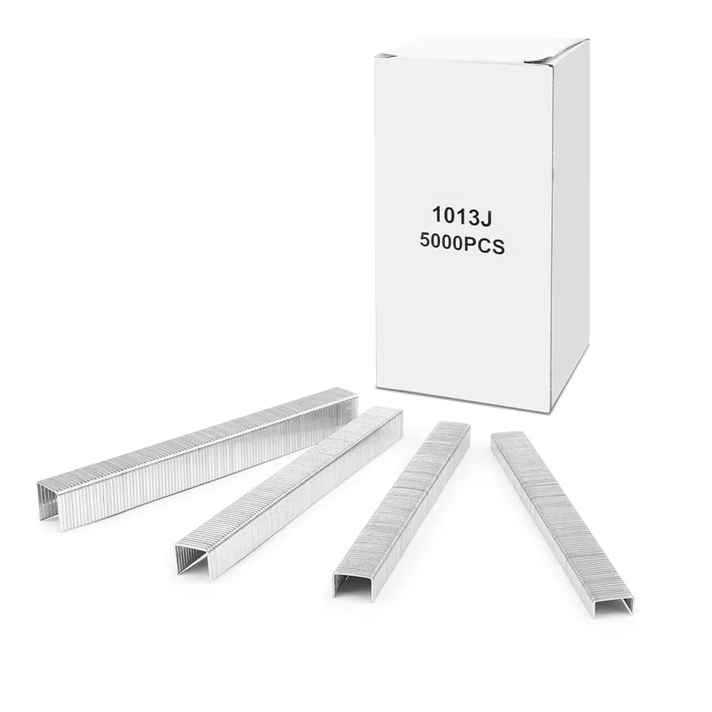 1013 Graffette a filo fine zincato calibro 20, serie 10 13mm 8mm 6mm Lunghezza gamba Cucitrice per tappezzeria per pistola cucitrice ad aria 5000 P