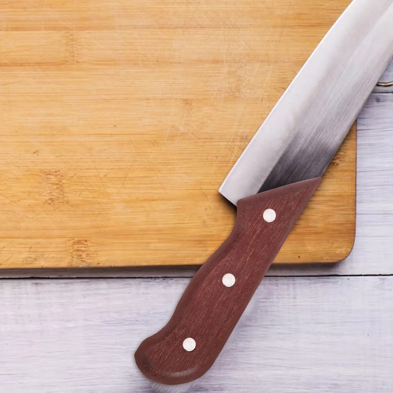 Kit for Kitchen Knives, Sashimi and Culinary Knives - Anti-slip Natural Wood for Installation and Repair