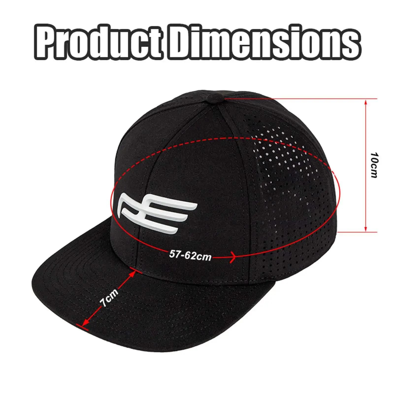 Cappello da golf con visiera piatta, berretto da baseball per sport all'aria aperta, spiaggia, uso quotidiano