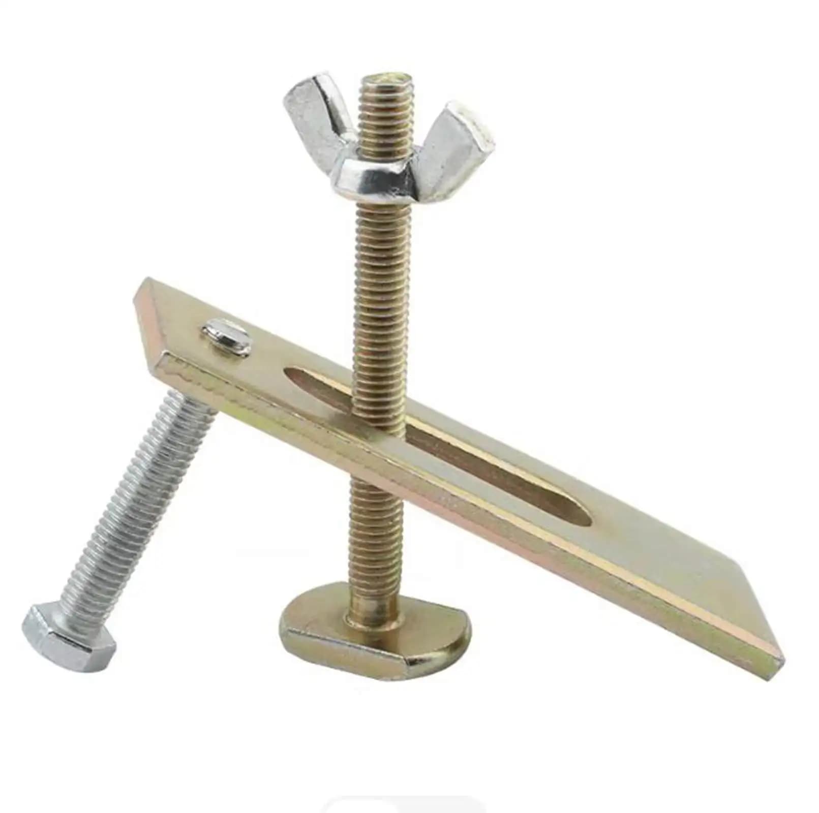Piastra di Pressione in Acciaio 80mm/100mm per Macchina CNC da Incisione, Accessori per Fissaggio da Tavolo
