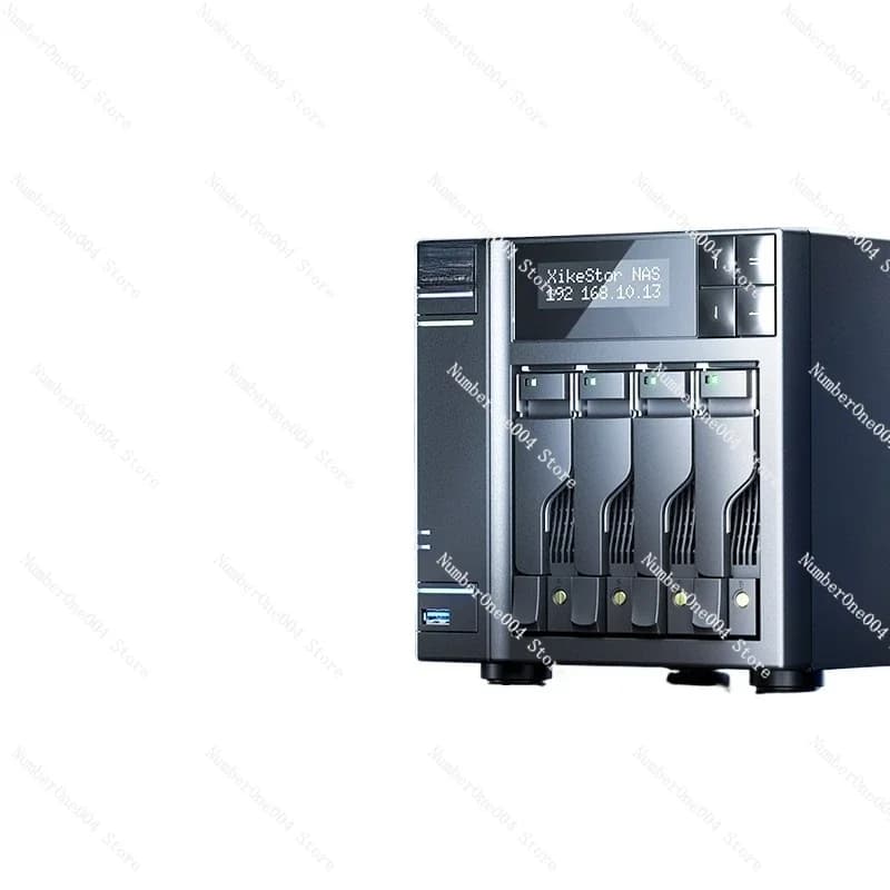 NAS a 4 Bay con 4 Slot M.2 NVMe, Doppie Porte 2.5G/10G, Cloud Privato Personale
