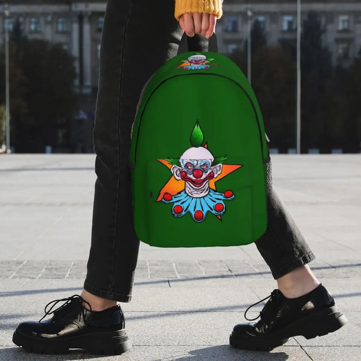 Killer Klowns From Outer Space Backpack Student BookBag Children School Bag Computer Shoulder Bags for Men Women