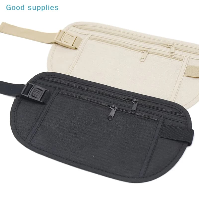 Invisible Travel Waist Bag - Hidden Security Money Belt Invisible Chest Pack for Passport And Valuables - Gift for Safe Trips