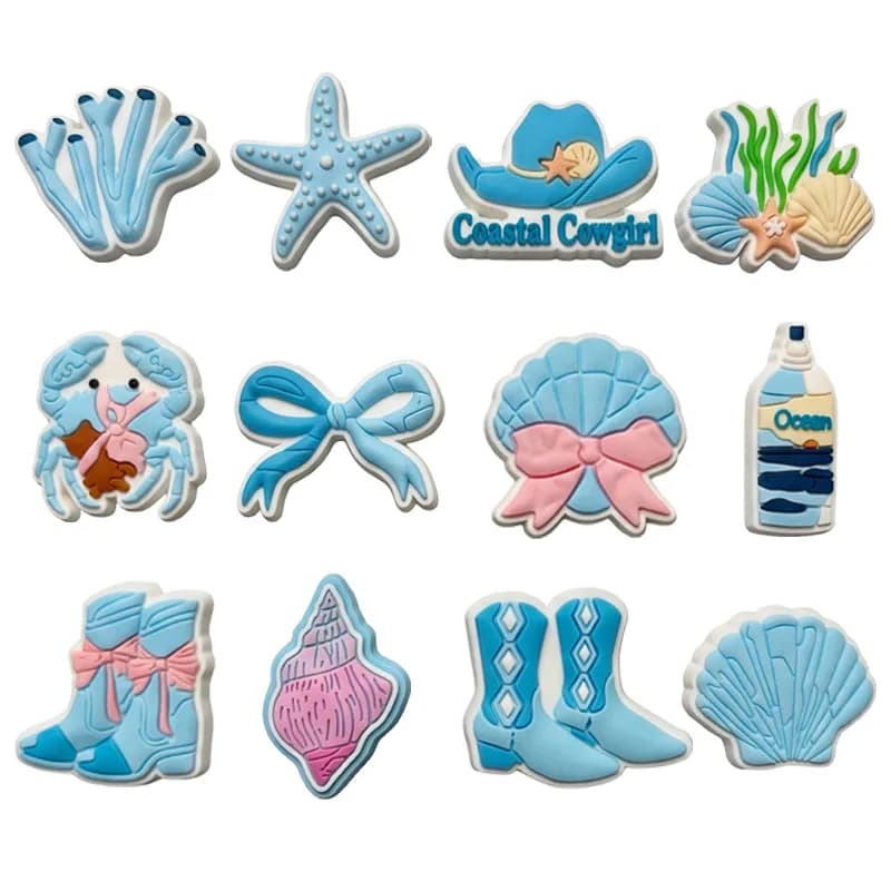 Ciondoli Fai da Te a Forma di Stella Marina per Zoccoli, Accessori per Sandali, Decorazioni per Scarpe, Spille per Borse da Spiaggia, Regali Estivi