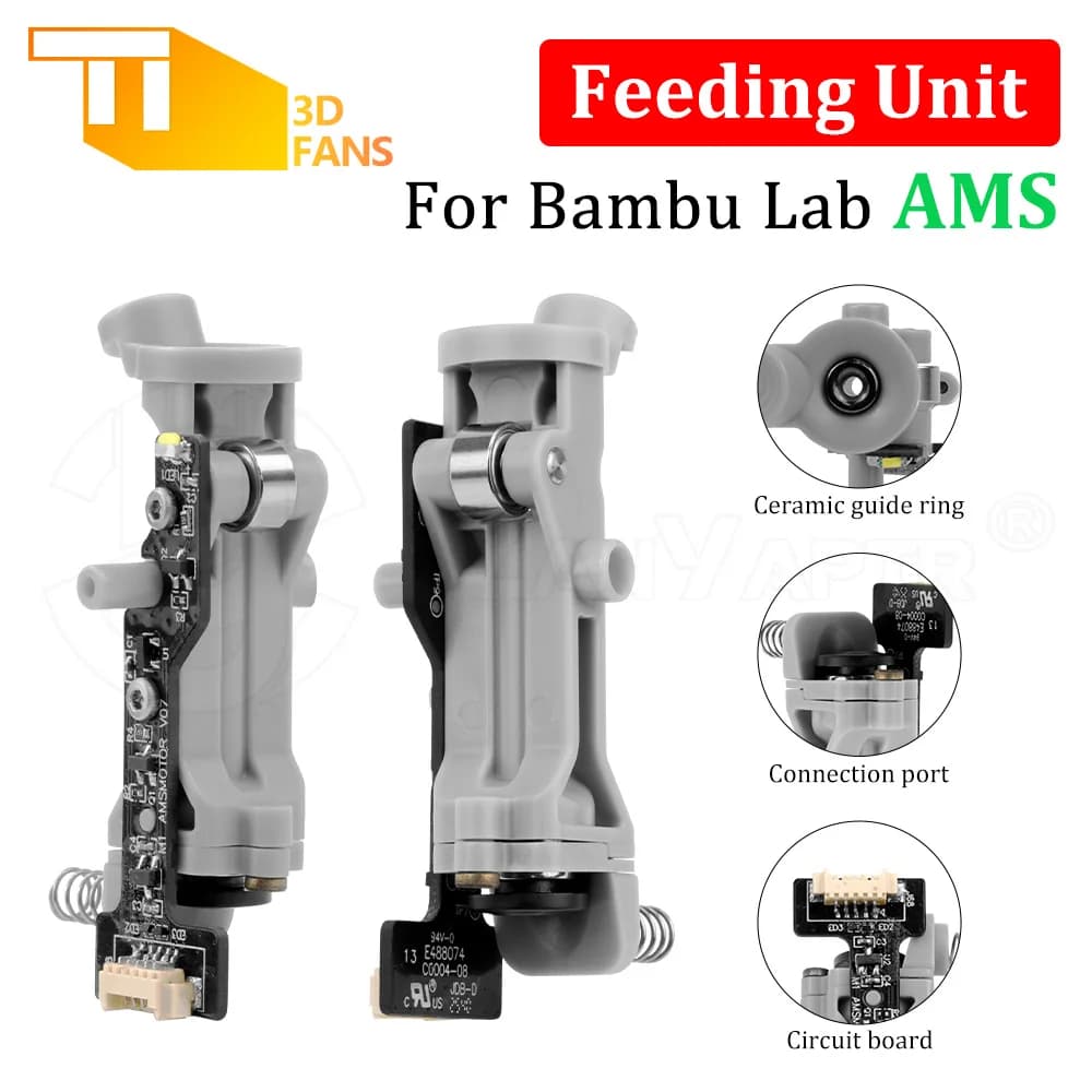 Componente di Ingresso Filamento con Sensore di Rilevamento per Stampanti 3D Bambu Lab AMS Lite/Pro - Ricambi