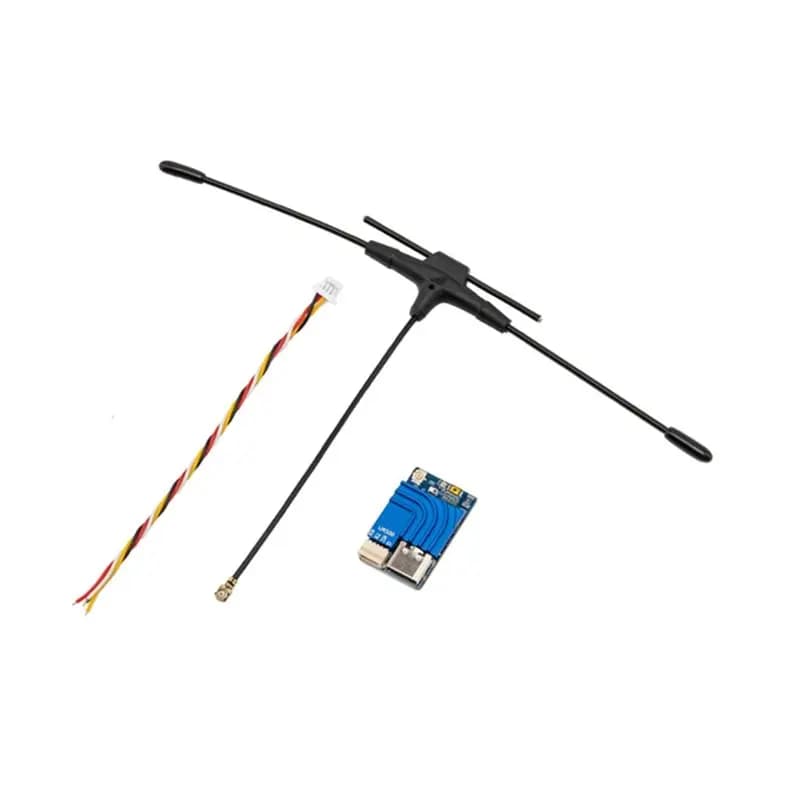 Ricevitore CJSD-For BAYCK UR500 ELRS Dual Band 2.4G/900M RX Expresslrs con Antenna a T da 80mm per Droni FPV