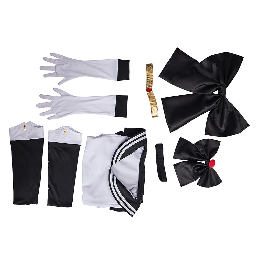 Meiou Setsuna Cosplay Anime Costume Woman Girl Black Marina Uniforme Dress Dress Halloween Carnival Party theatrical show Dress