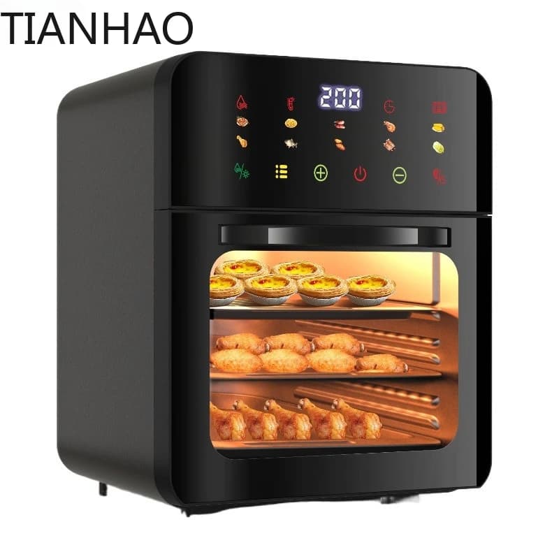 Air electric fryer household new visual multi-function intelligent baking integrated 2025 oven