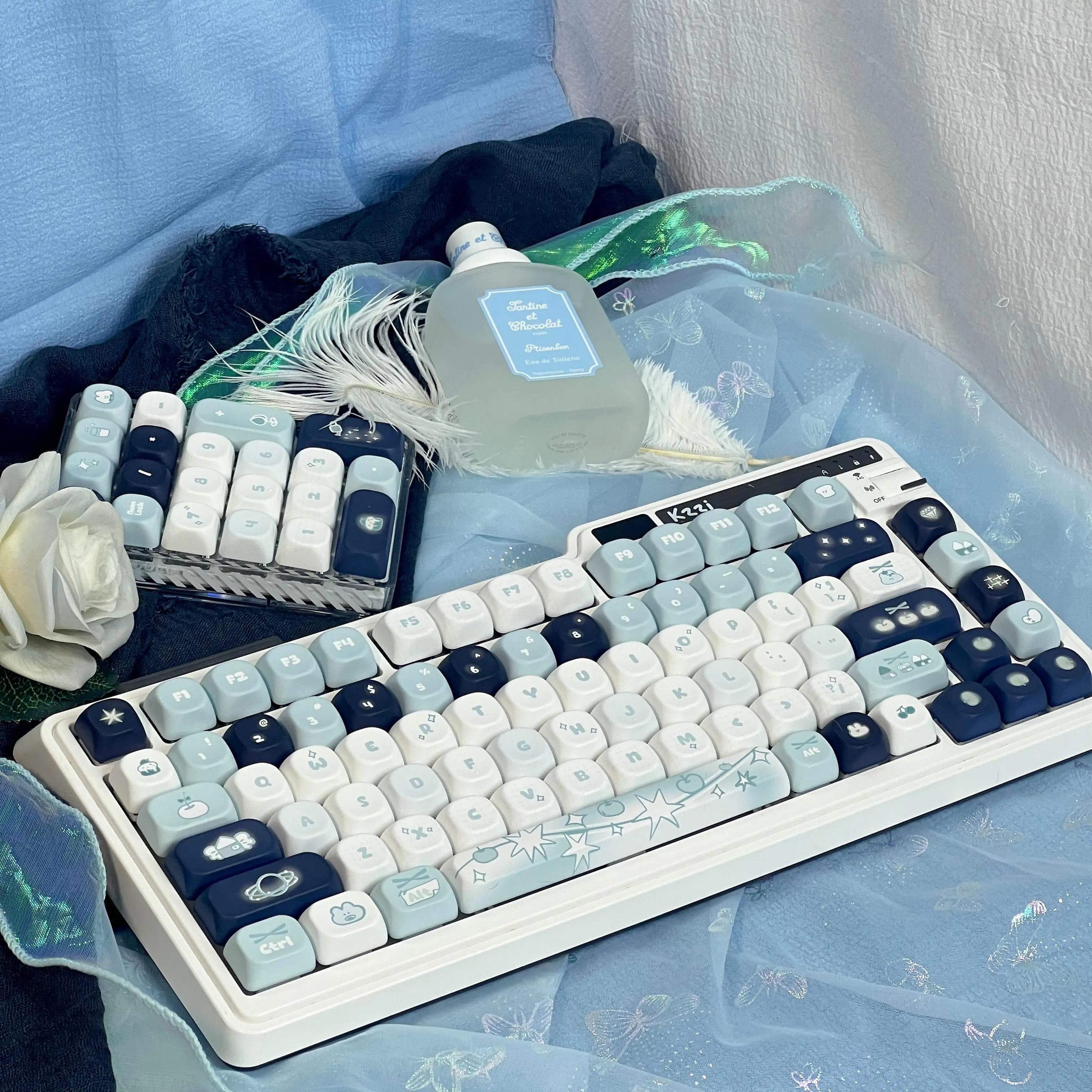 Dreamland originale moa tastiera meccanica keycap PBT sublimazione a caldo a cinque lati completa