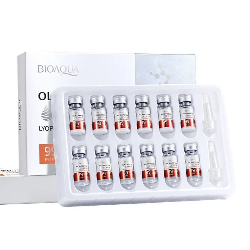 BIOAOUA Oligopeptide Face Skin Repair Set of lyophilized powders Sensitive skin Moisturizing and smoothing Hyaluronic Acid Essence