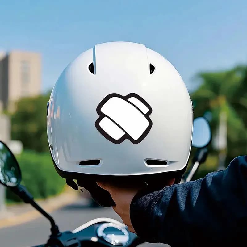 2D Flat JDM Modified Soul Band-Aid Style Stickers, Waterproof Vinyl Decals for Helmets, Laptops, Cars, Refrigerators & Suitcases