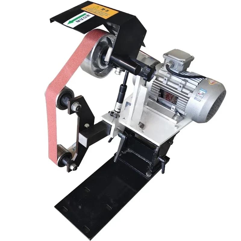 Belt machine for lathe, adjustable speed polishing machine, belt machine for grinding plate