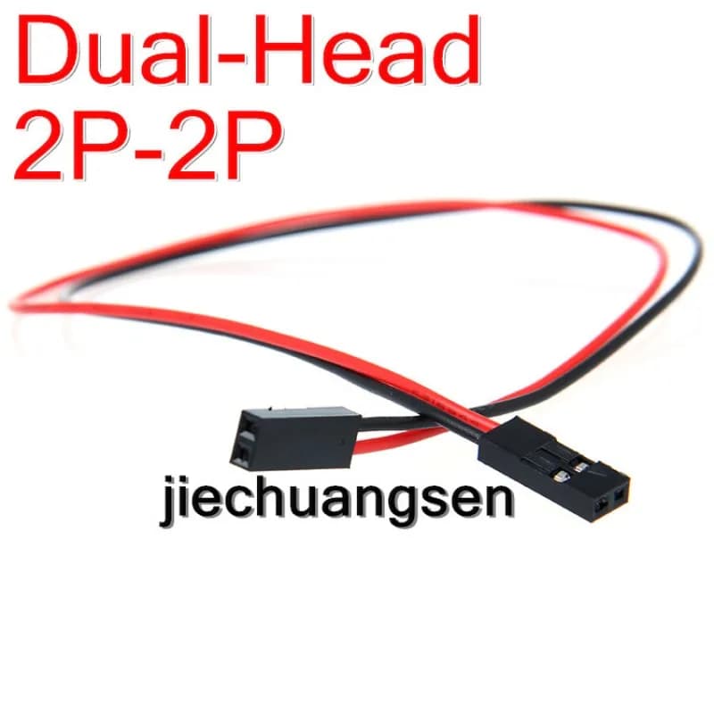 10 pcs/lot 20CM 2 Pin female Jumper Wire 2 P Dupont Cable for 3D printer 2 P-2 P Dual Head