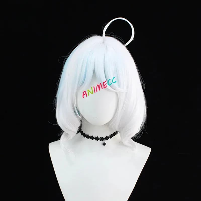 in magazzino Focalors Genshin Impact Furina De Fontaine Costume cosplay Parrucca Cappello Scarpe Abiti da festa di Halloween6;d'3, h'7.b;