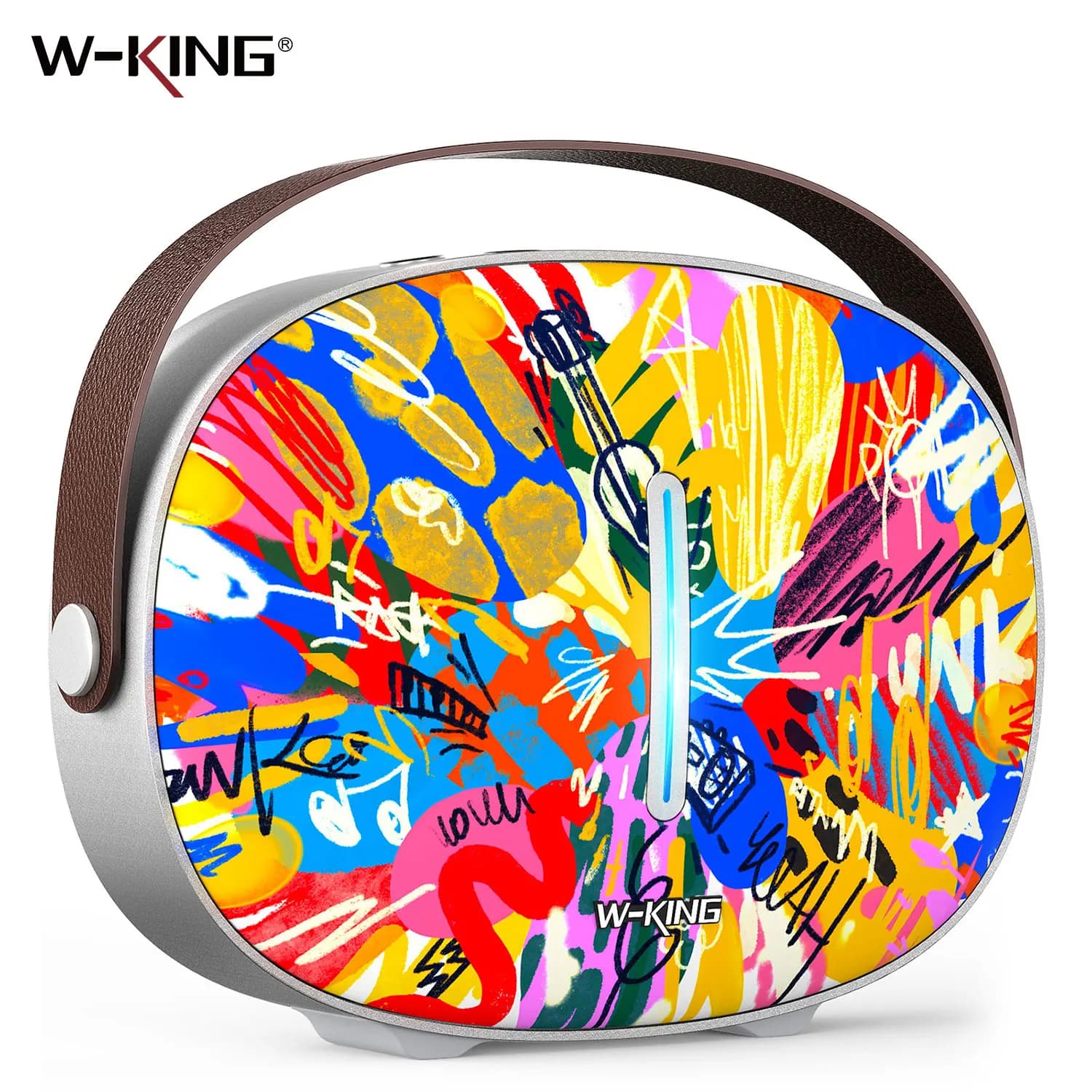 W-KING T8II Altoparlanti Bluetooth portatili Boombox esterno wireless, bassi pesanti/suono di cristallo, 2 subwoofer, ricarica rapida, BT5.4