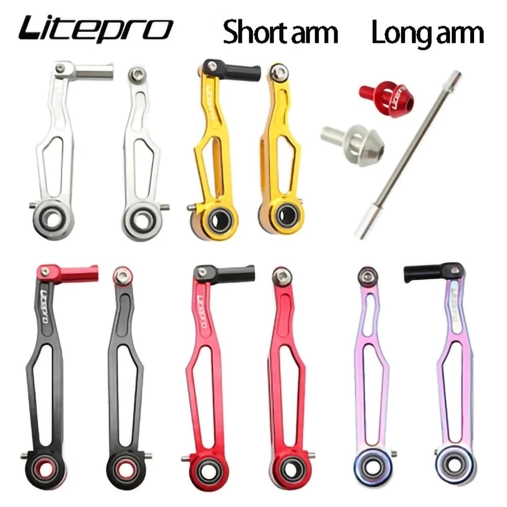 Litepro 412 bici pieghevole Short/Long V bracci freno lega di alluminio CNC UltraLight V morsetto freno 82mm/108mm accessori per biciclette