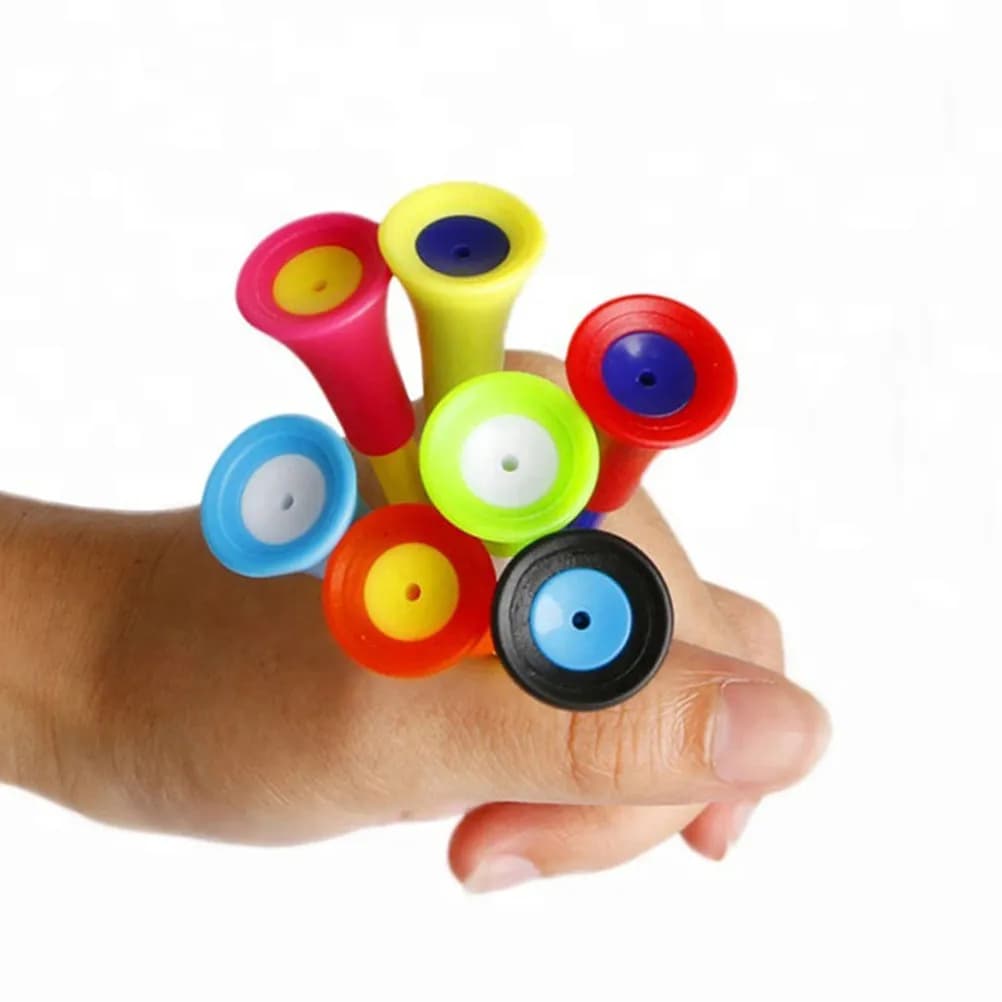 15 Pezzi Tee da Golf in Plastica Robusti, Supporti Professionali per Palline da Golf, Ausili per l'Allenamento, Forniture per il Golf per Distanza e Protezione della Mazza