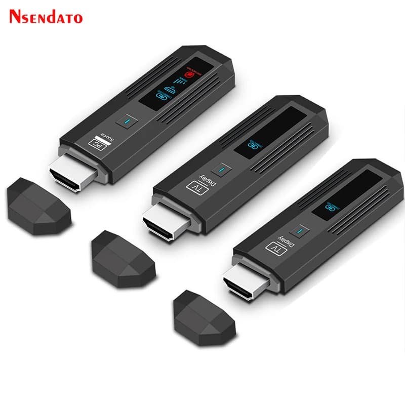 Trasmettitore e ricevitore video HDMI wireless da 50M, adattatore per la condivisione dello schermo HDMI wireless, TV Stick per PC, TV e proiettore