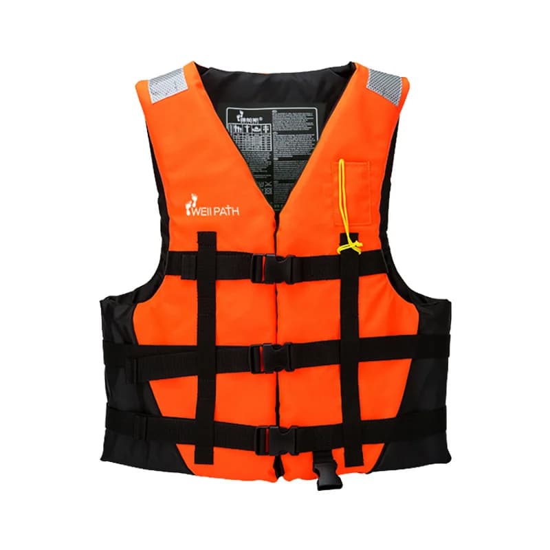 Gilet di sicurezza da uomo Pesca Giubbotto di salvataggio professionale per la pesca Nuoto Attrezzatura di sopravvivenza di galleggiamento portatile Accessori per adulti