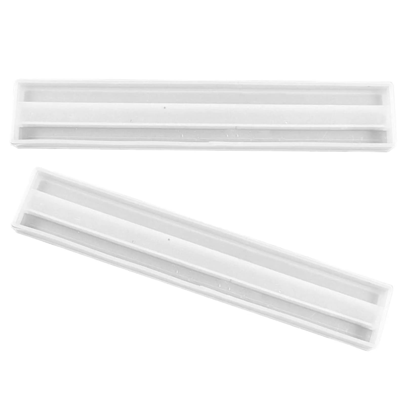 Stampo in silicone per supporti Domino (2 pezzi) - Flessibile, riutilizzabile, per resina epossidica, fai da te, decorazioni e creazioni artigianali