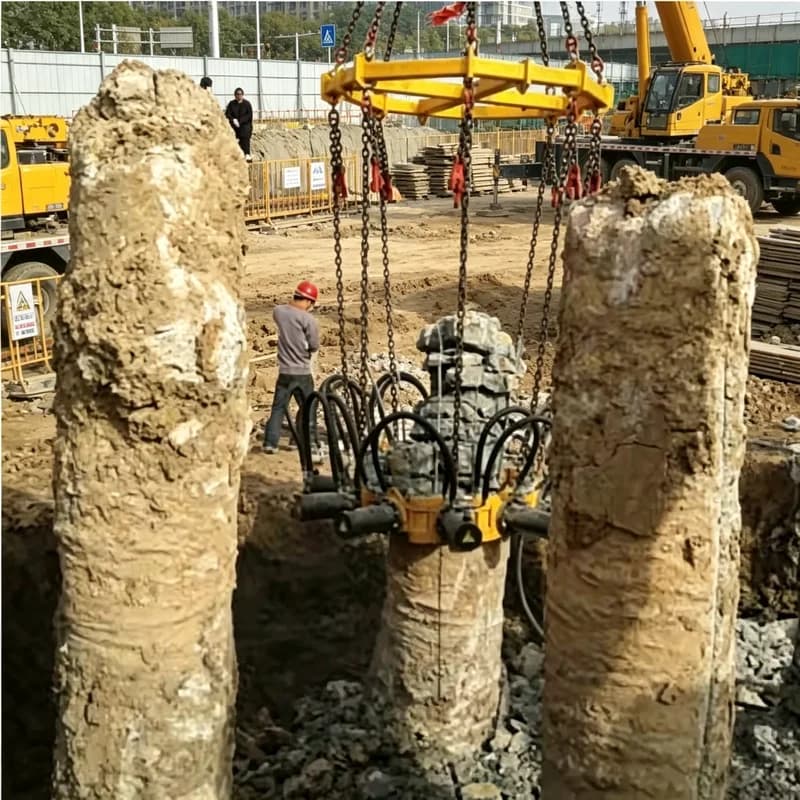 Attrezzatura per Demolizione Edile, Demolitore Idraulico per Pali di Fondazione e Ingegneria del Paliamento
