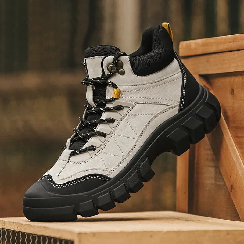 Nuove scarpe da trekking da uomo 2026, modello alto, calde, stile britannico, casual, stivali da neve