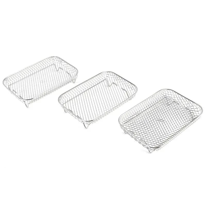 -[33A Tvdae] Griglia per friggitrice ad aria per Ninja Dual Air Fryer, griglia a 3 strati per disidratatore alimentare, griglia per toast, accessori per friggitrice ad aria
