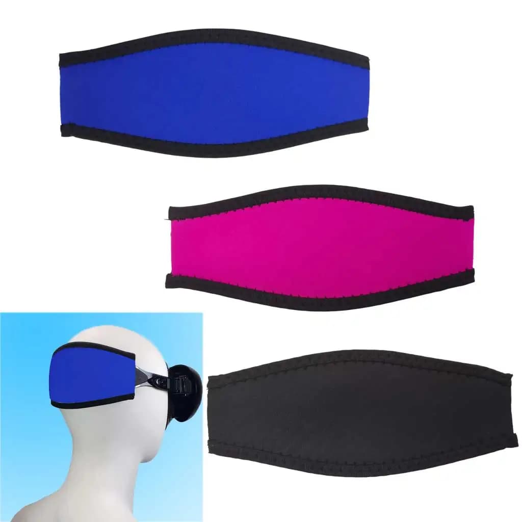 Neoprene Underwater Mask Covers, Men and Women Hair Protection, for Diving, Snorkeling and Swimming