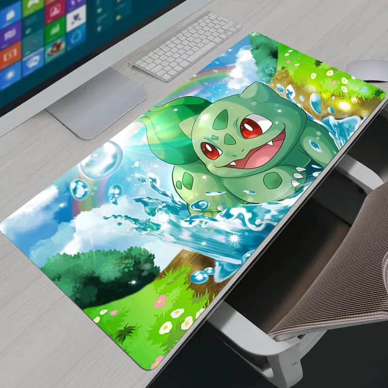 Tappetino per Mouse Kawaii Pokemon Pikachu Anime Carino per Ragazze Accessori per Gaming Tappetino per Tastiera da Scrivania per Computer