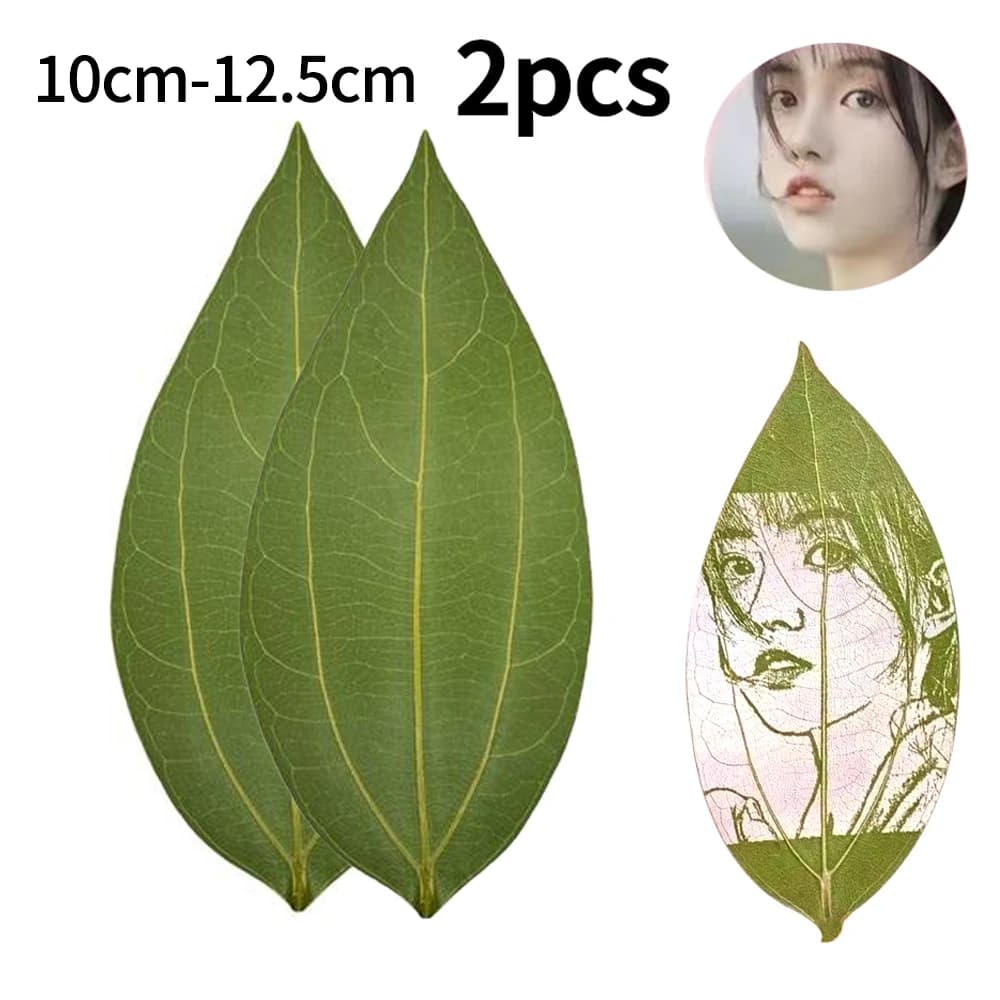 2 leaves for laser engraving machine, exquisite and creative DIY laser engraving material, birthday present, Valentine's Day