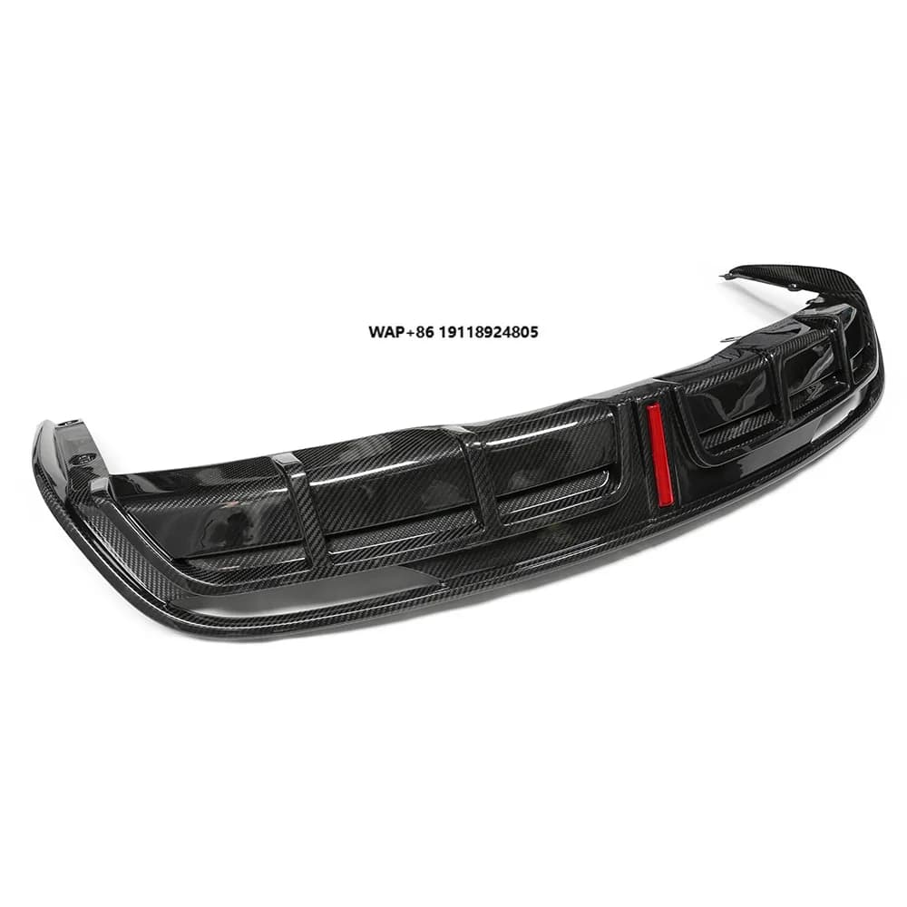 Diffusore posteriore a secco in fibra di carbonio con LED un stile per il kit carrozzeria MODELLO 3 2024+