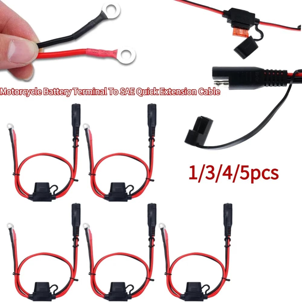 Cavo caricabatterie 16AWG 12V per terminale batteria moto al connettore cavo prolunga rapido SAE per mantenimento caricabatteria